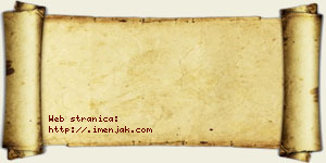 Lena Backović vizit kartica